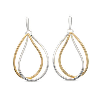 bejewels goud oorbellen oorhangers oorringen zilver O251